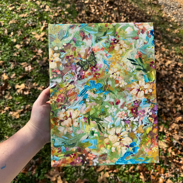 Butterfly Garden Original Painted Canvas #7 – KT's Canvases