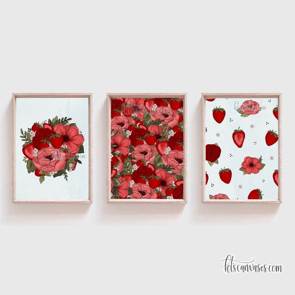 Painted Strawberry Sticker – KT's Canvases