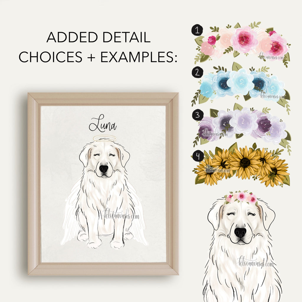 Choose Your GREAT PYRENEES Art Print