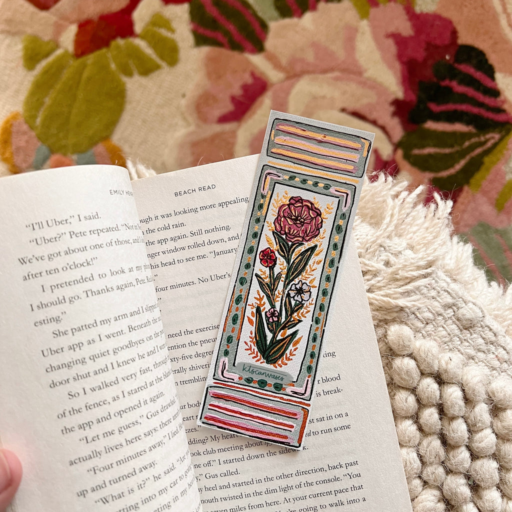 Detailed Books Set of 3 Double Sided Bookmarks