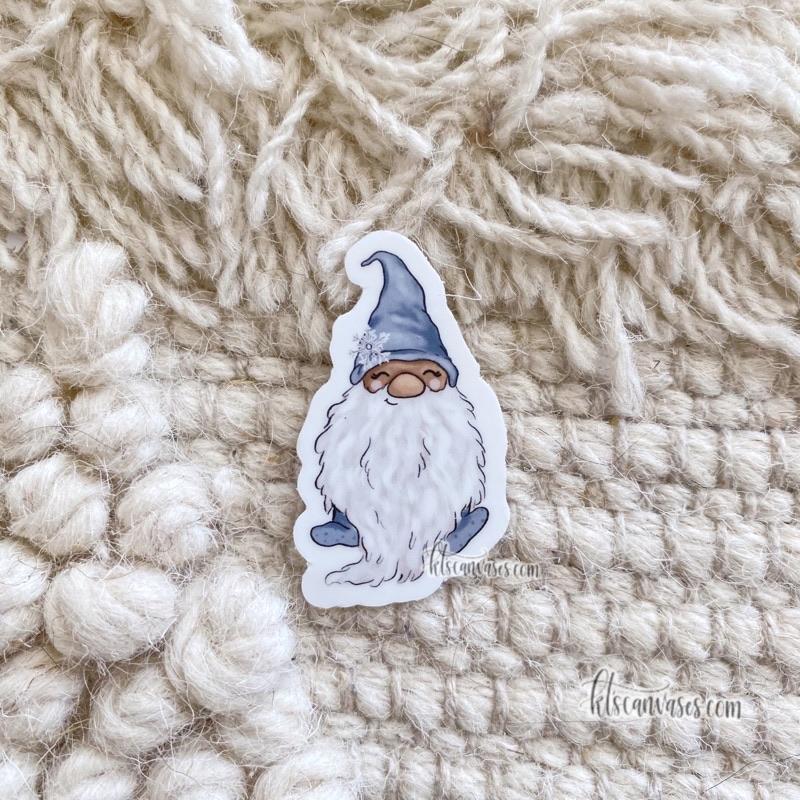 Mini Winter Gnome Sticker