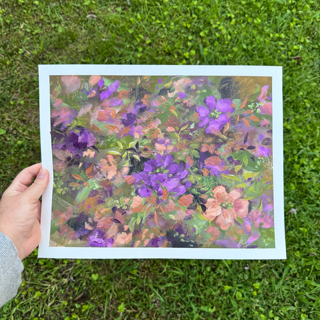 Original Ella’s Abstract Garden Art Paper No. 3