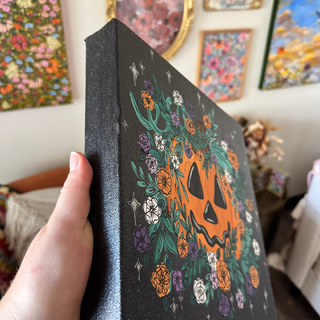2022 Original Painted Pumpkin Canvas