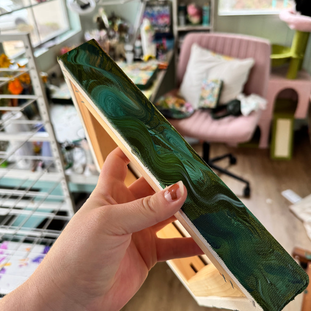 Butterfly Garden Original Painted Canvas #1