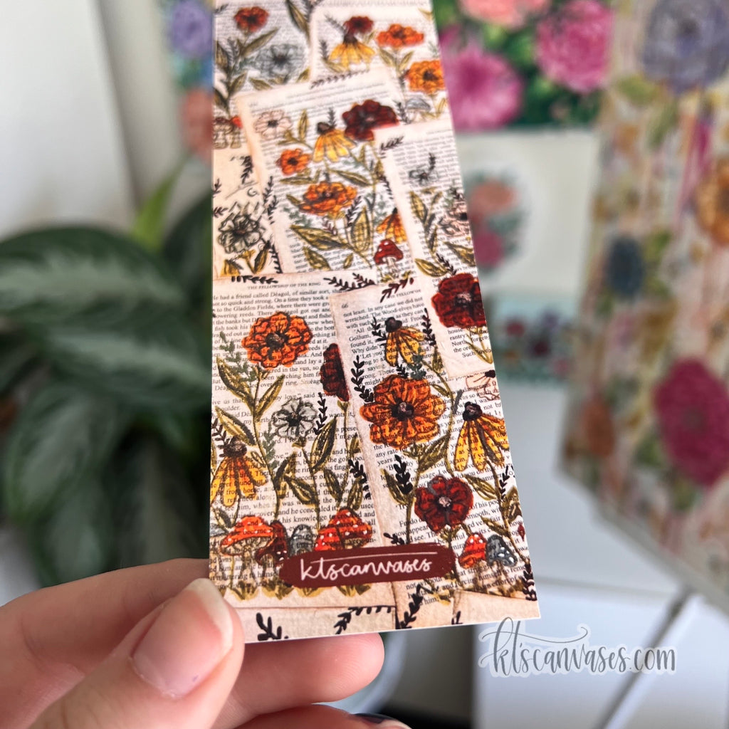 Fellowship Florals Double Sided Bookmark