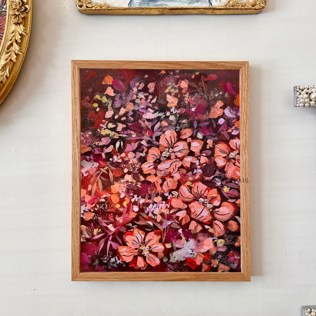 Ella’s Abstract Garden No. 18 Art Print