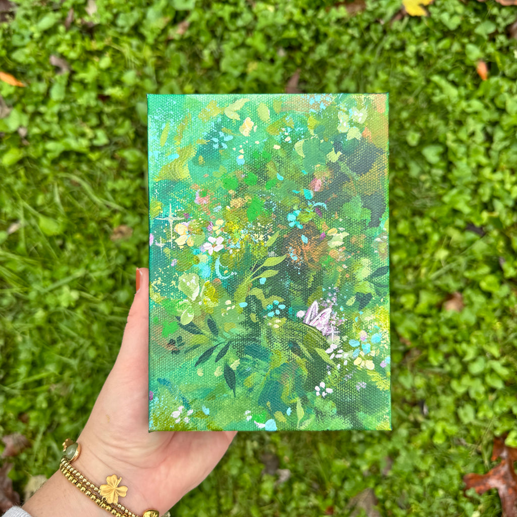 Fairy Forest Original Painted Canvas #1