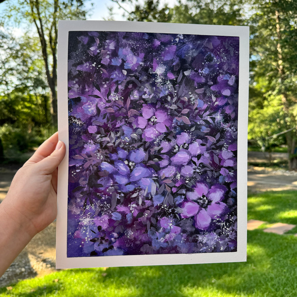 Original Ella’s Abstract Garden Art Paper No. 8