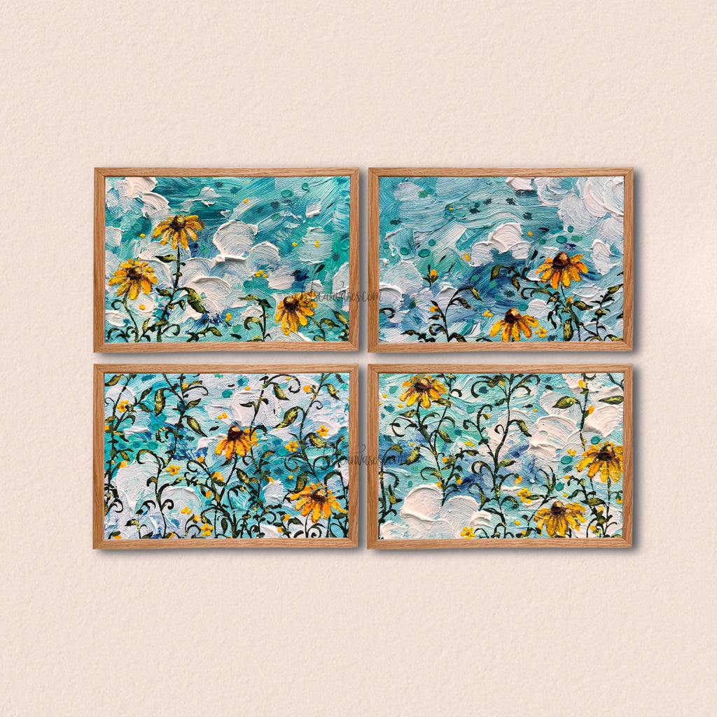 Whimsical Garden Art Print Set