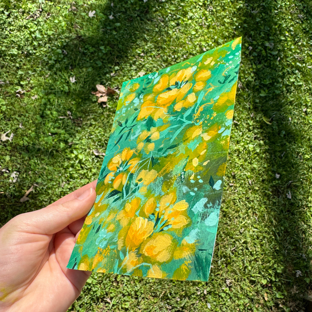 Original Citrus Florals Art Paper No. 3