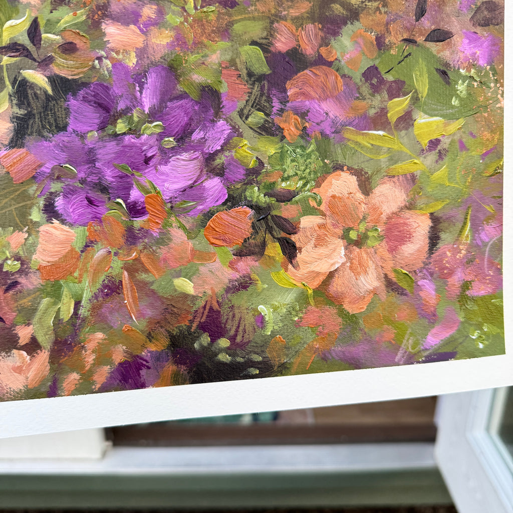 Original Ella’s Abstract Garden Art Paper No. 3