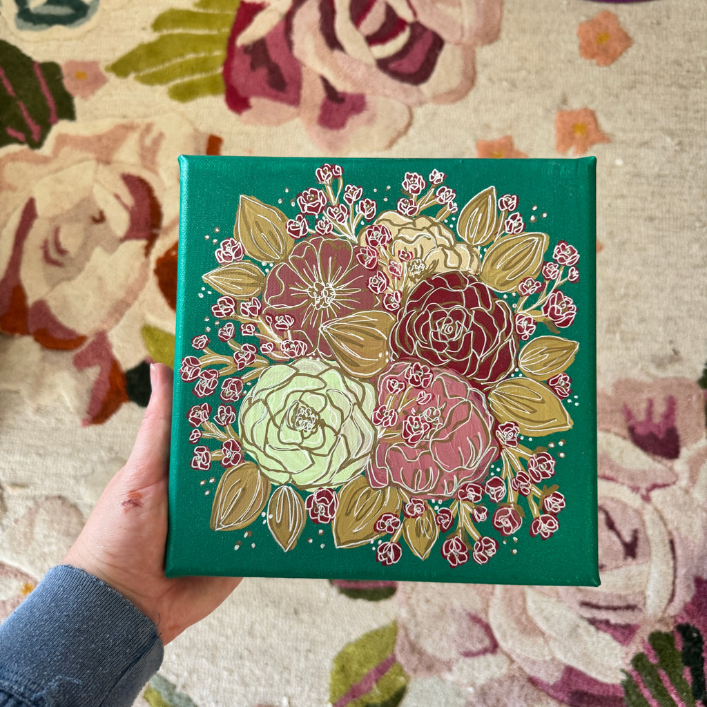 2022 Floral Original Painted Canvas No. 30