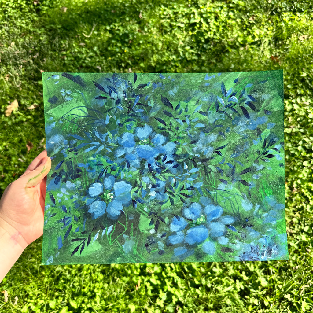 Original Ella’s Abstract Garden Art Paper No. 11