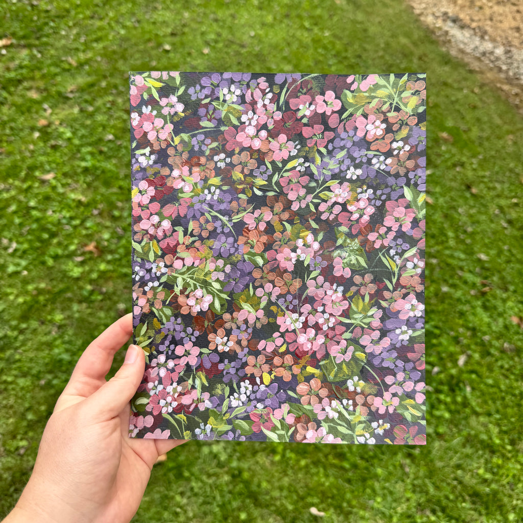 Original Ella’s Moody Abstract Garden Art Paper No. 2