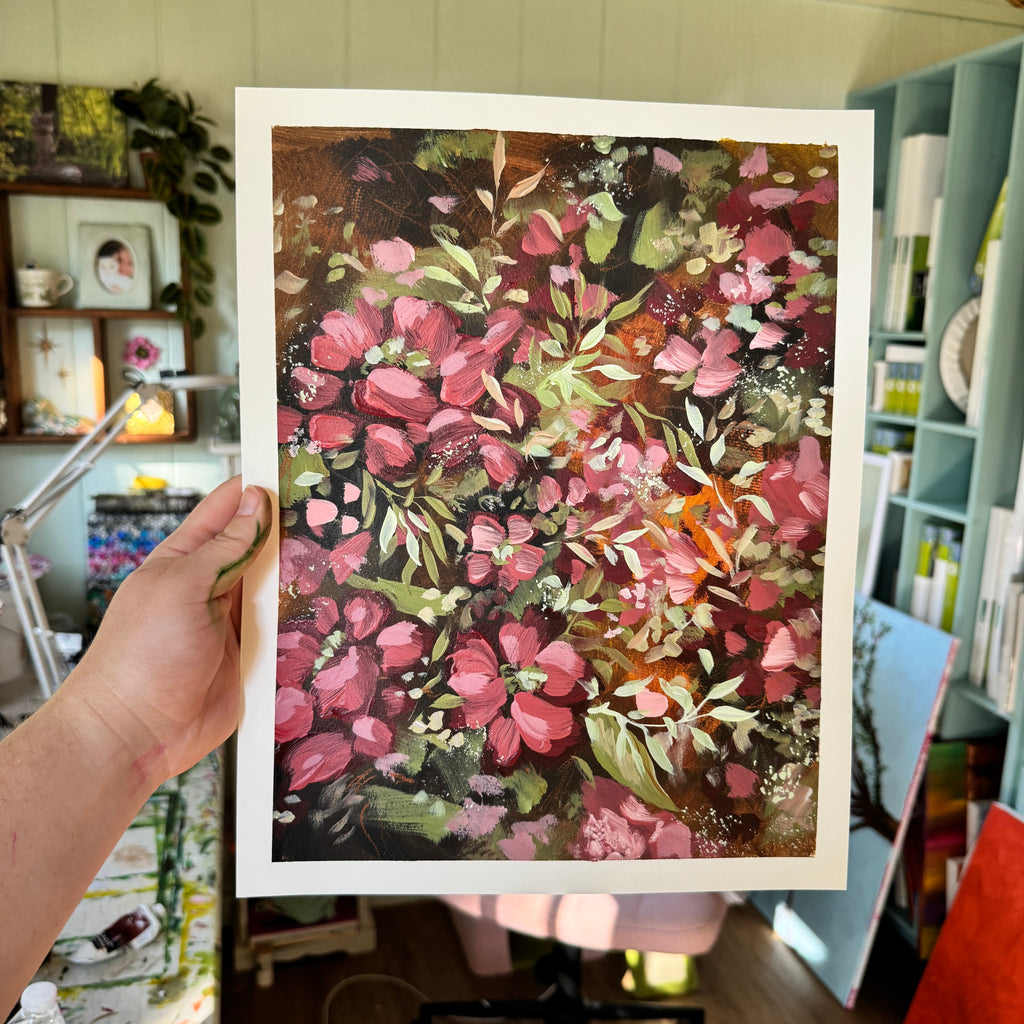 Original Ella’s Abstract Garden Art Paper No. 10