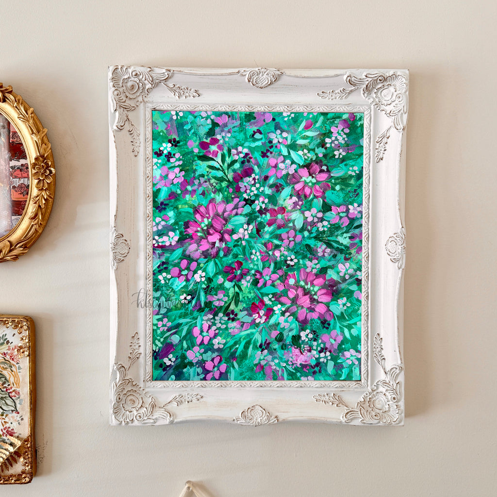 Ella’s Abstract Garden No. 32 Art Print