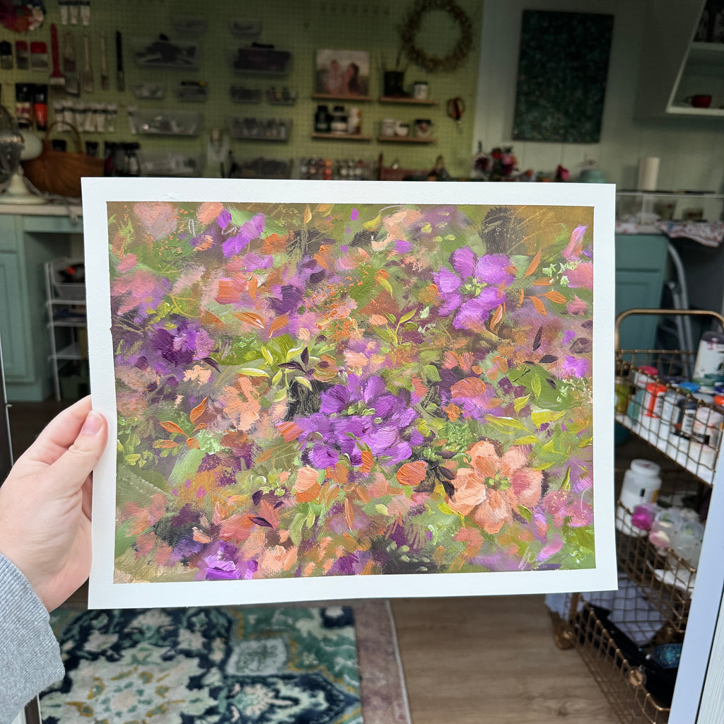 Original Ella’s Abstract Garden Art Paper No. 3