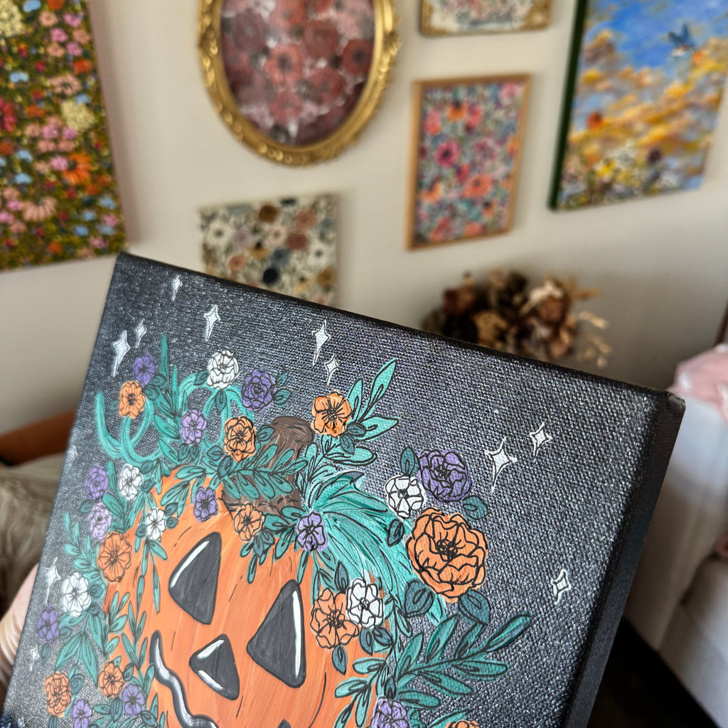 2022 Original Painted Pumpkin Canvas