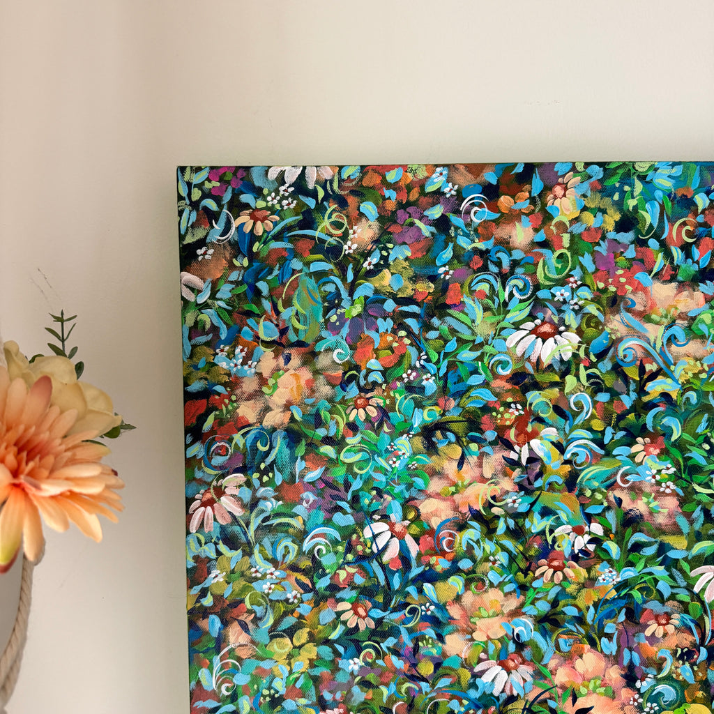 Floral Original Painted Canvas No. 23