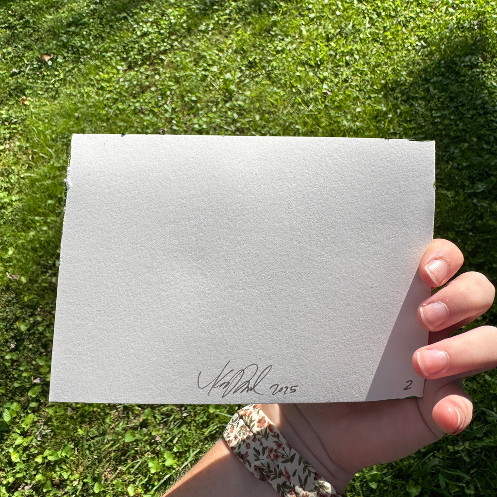 Original Soft Pink Florals Art Paper No. 2