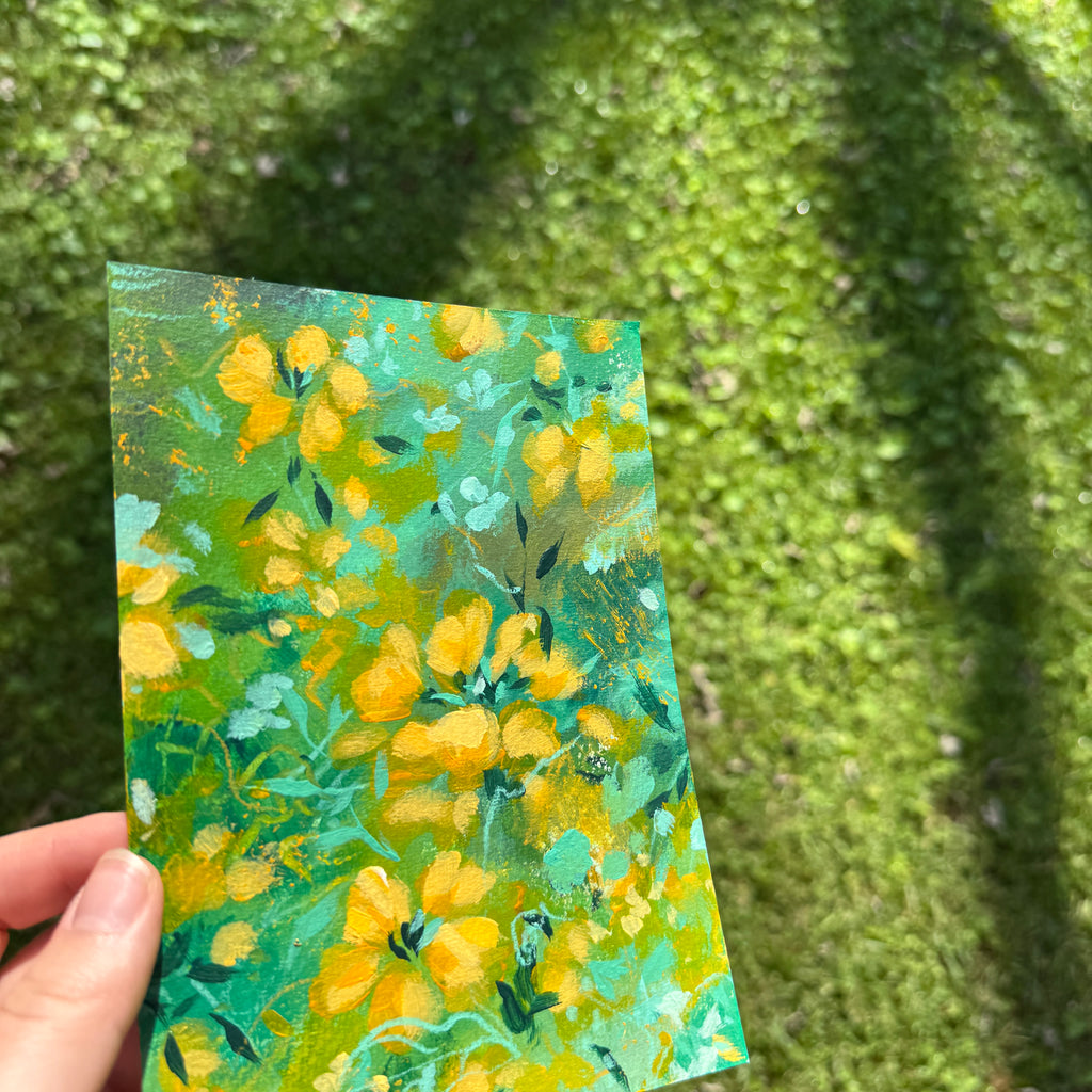 Original Citrus Florals Art Paper No. 2