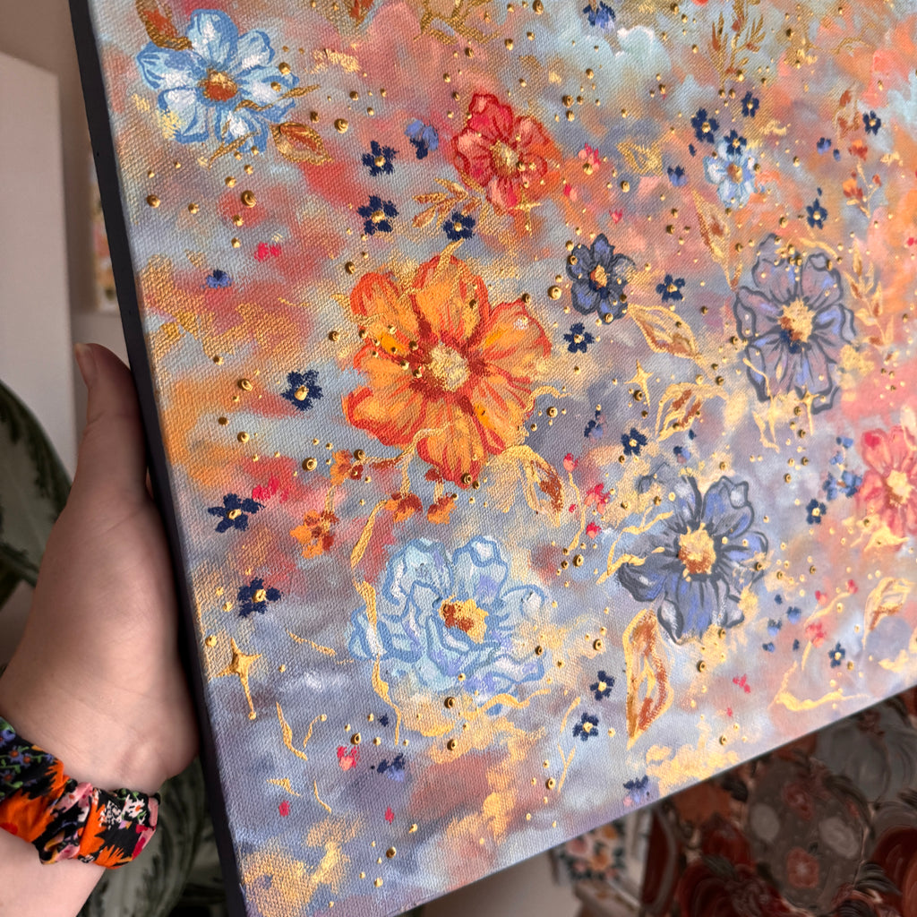 Floral Original Painted Canvas No. 5