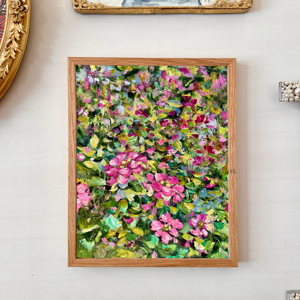 Ella’s Abstract Garden No. 13 Art Print