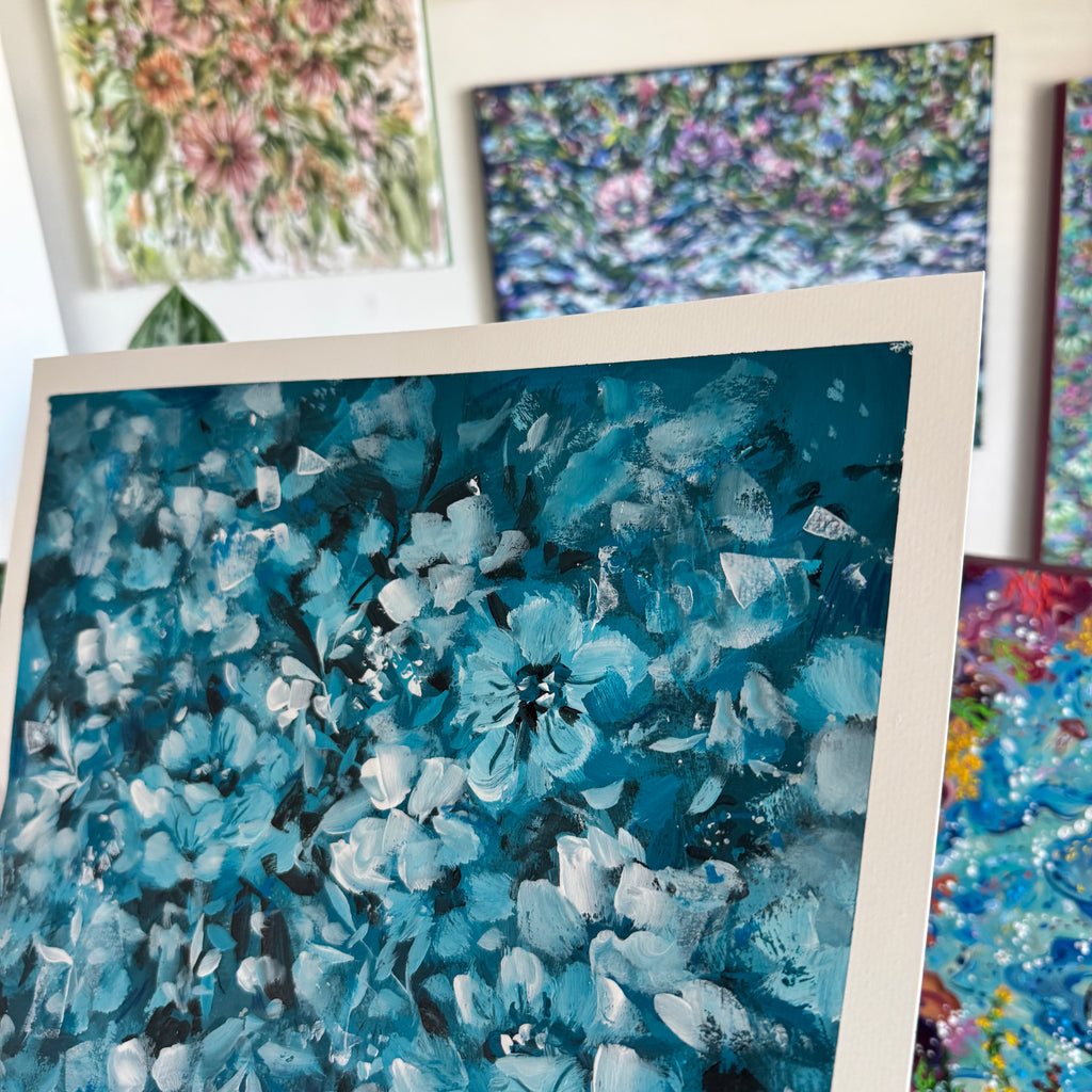 Original Ella’s Abstract Garden Art Paper No. 5