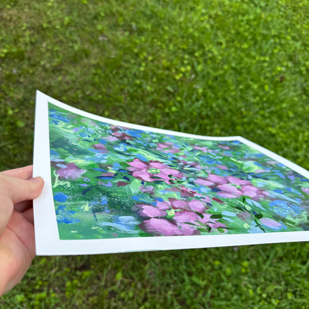 Original Ella’s Abstract Garden Art Paper No. 2