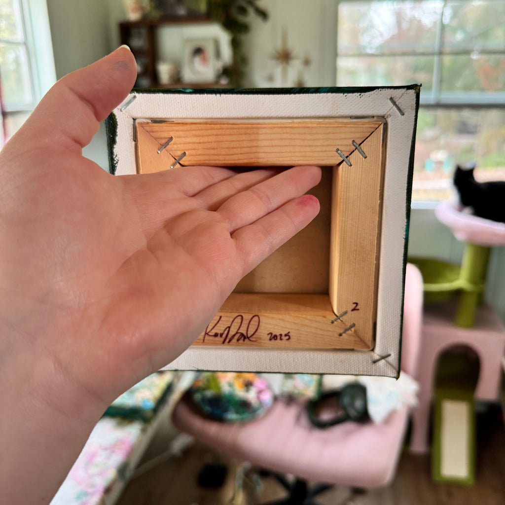 Butterfly Garden Original Painted Canvas #2