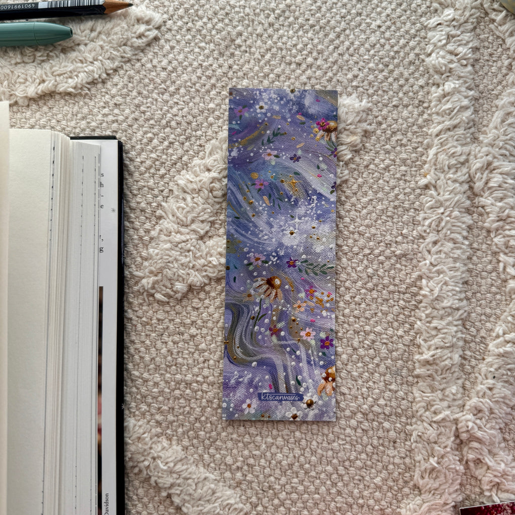 Swan Garden Double Sided Bookmark