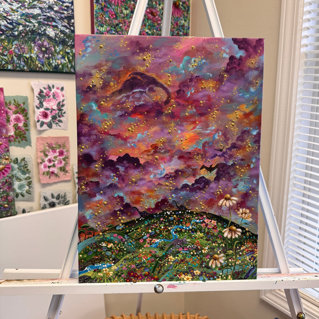 Floral Original Painted Canvas No. 15