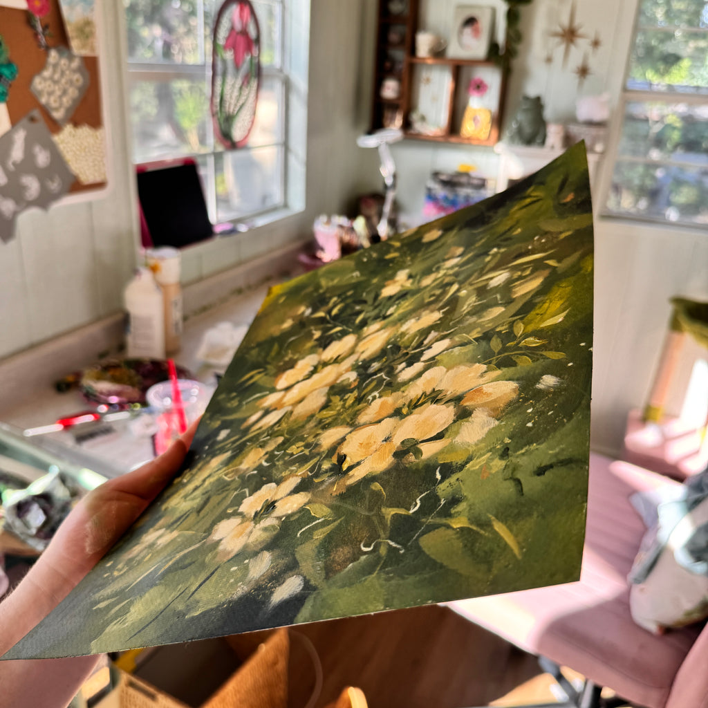 Original Ella’s Abstract Garden Art Paper No. 14