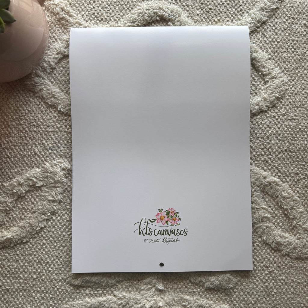 KT’s Canvases 2026 Wall Calendar
