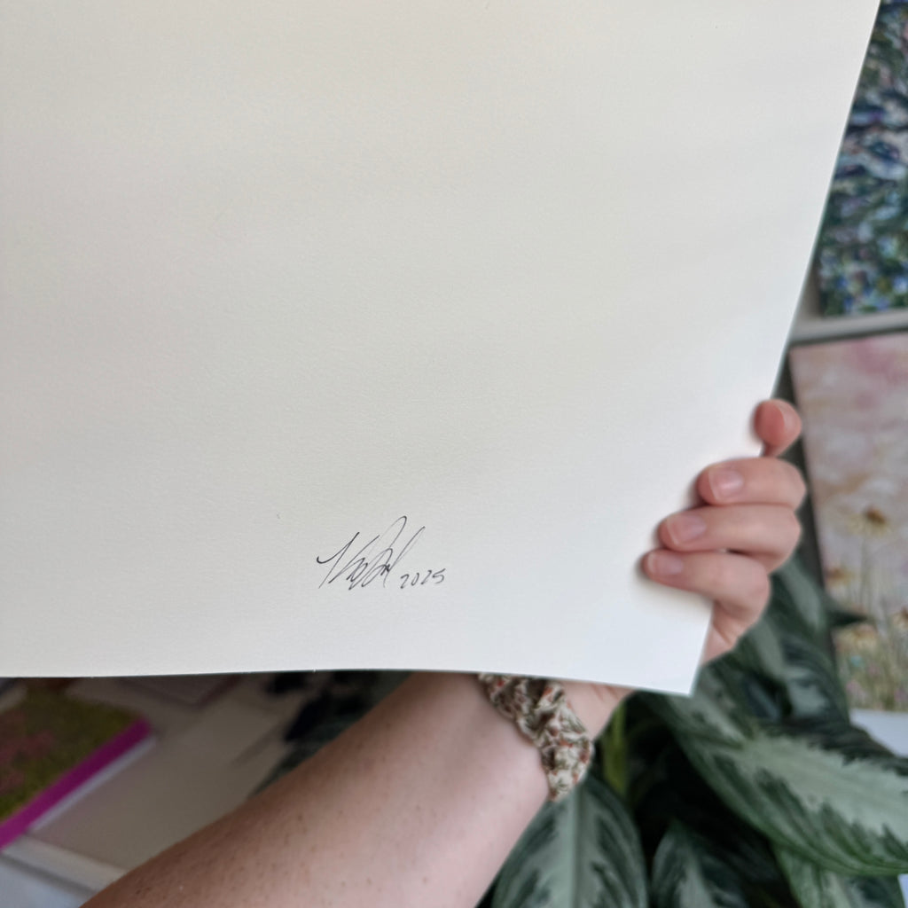 Original Ella’s Abstract Garden Art Paper No. 4