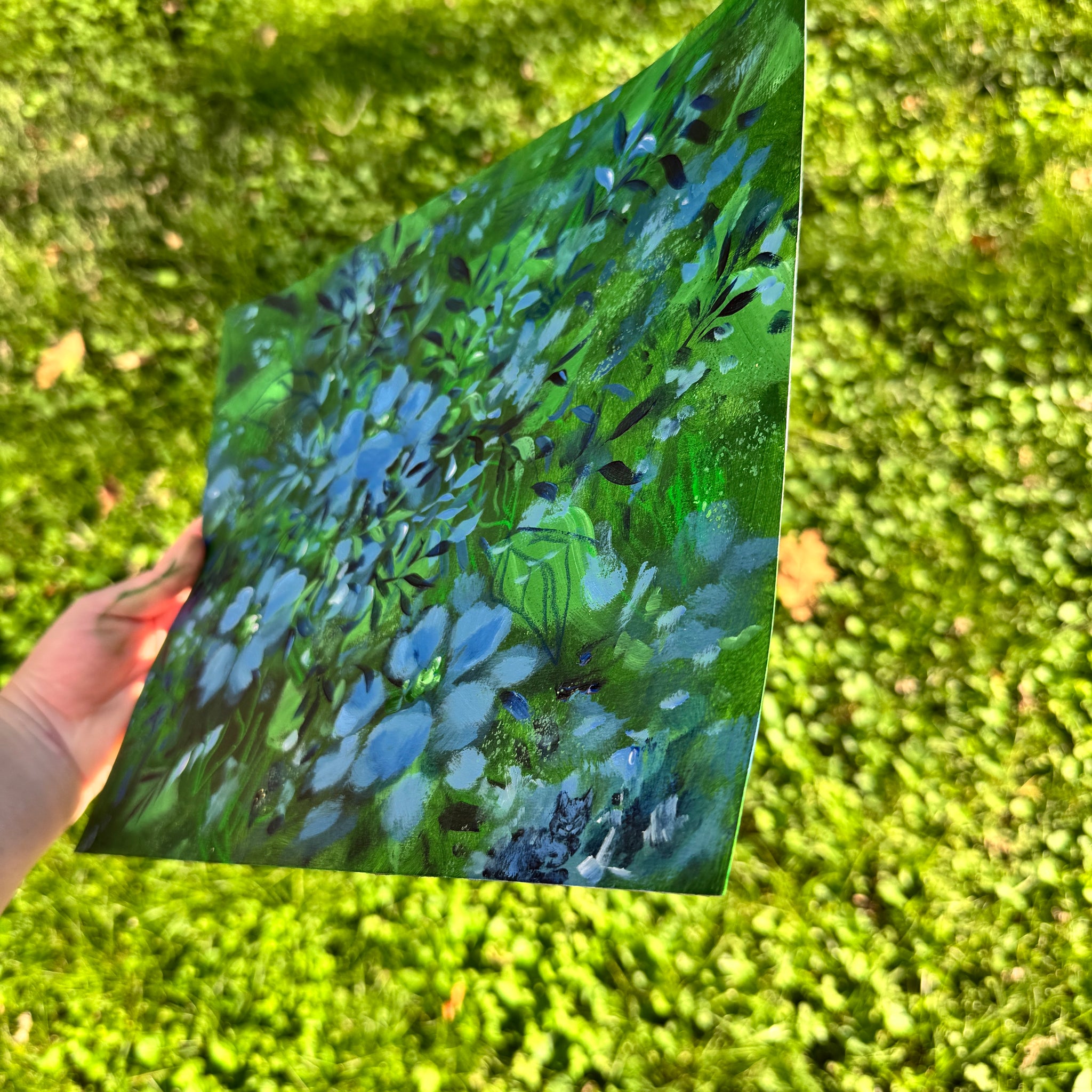 Original Ella's Abstract Garden Art Paper No. 11 – KT's Canvases