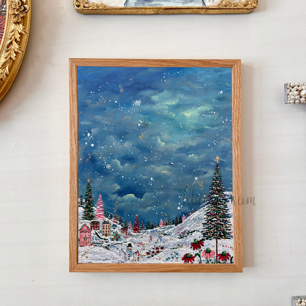 Winter Wonderland Garden Art Print