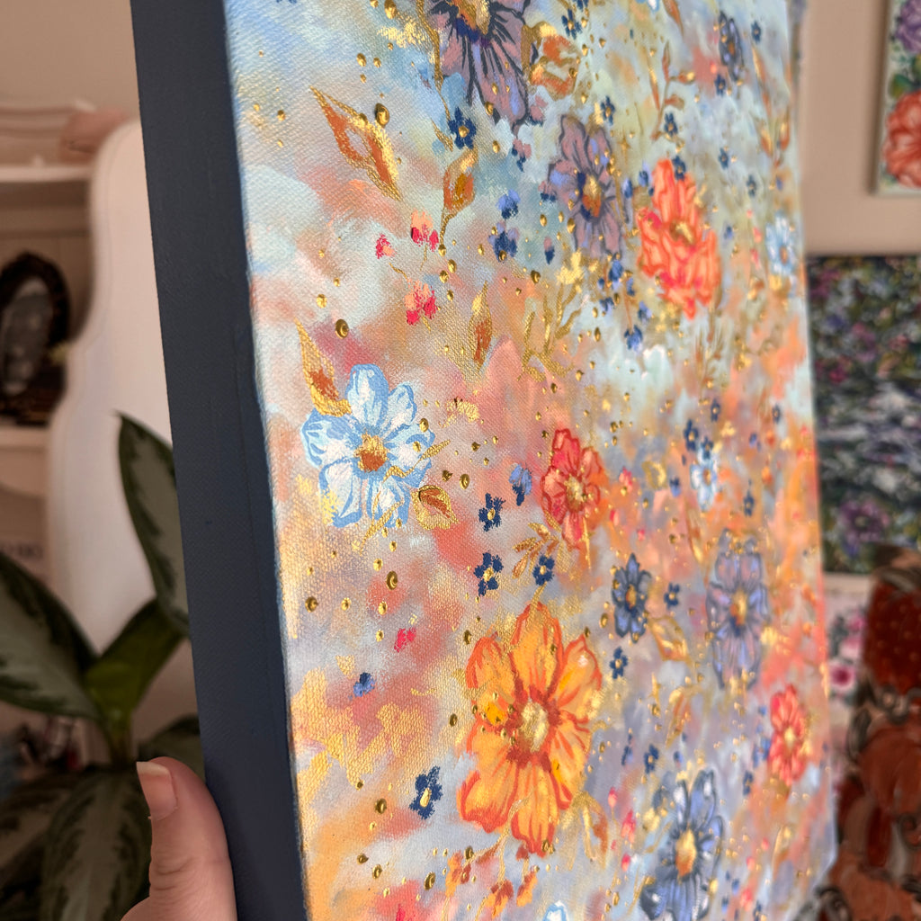 Floral Original Painted Canvas