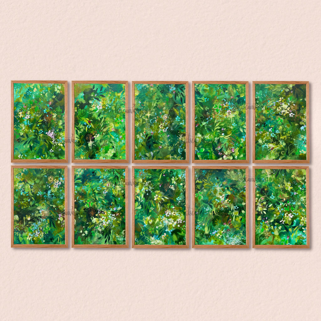 Ella in the Fairy Forest Art Print Set