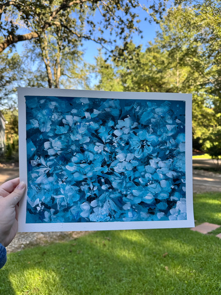 Original Ella’s Abstract Garden Art Paper No. 5