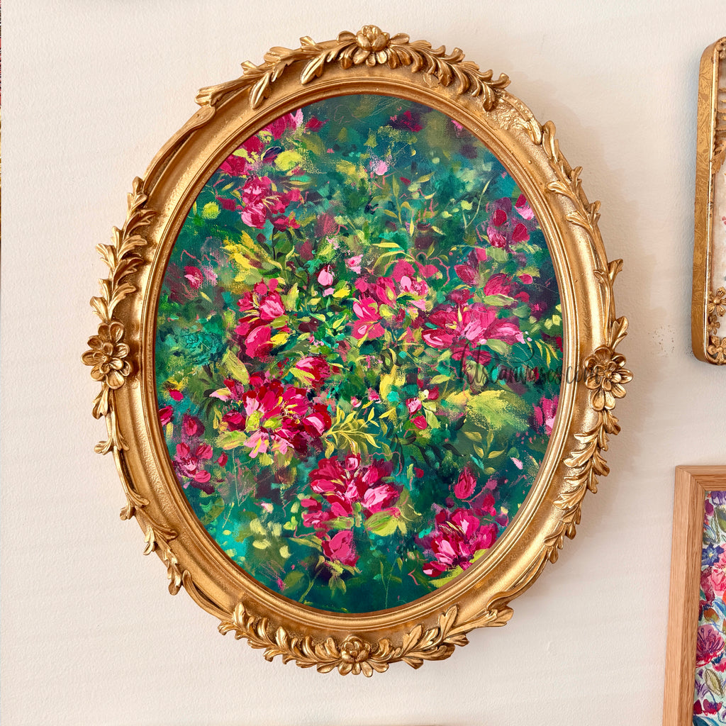 Ella’s Abstract Garden No. 20 Art Print