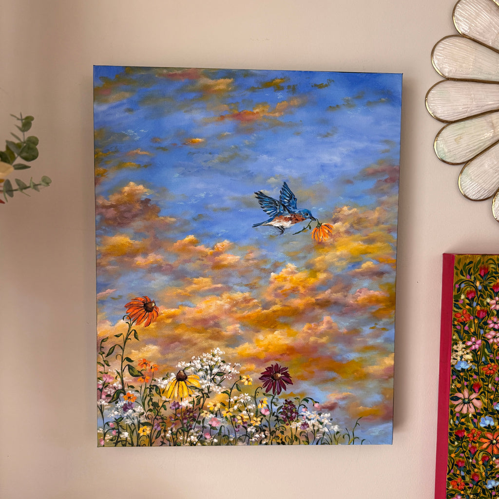 Floral Original Painted Canvas No. 12