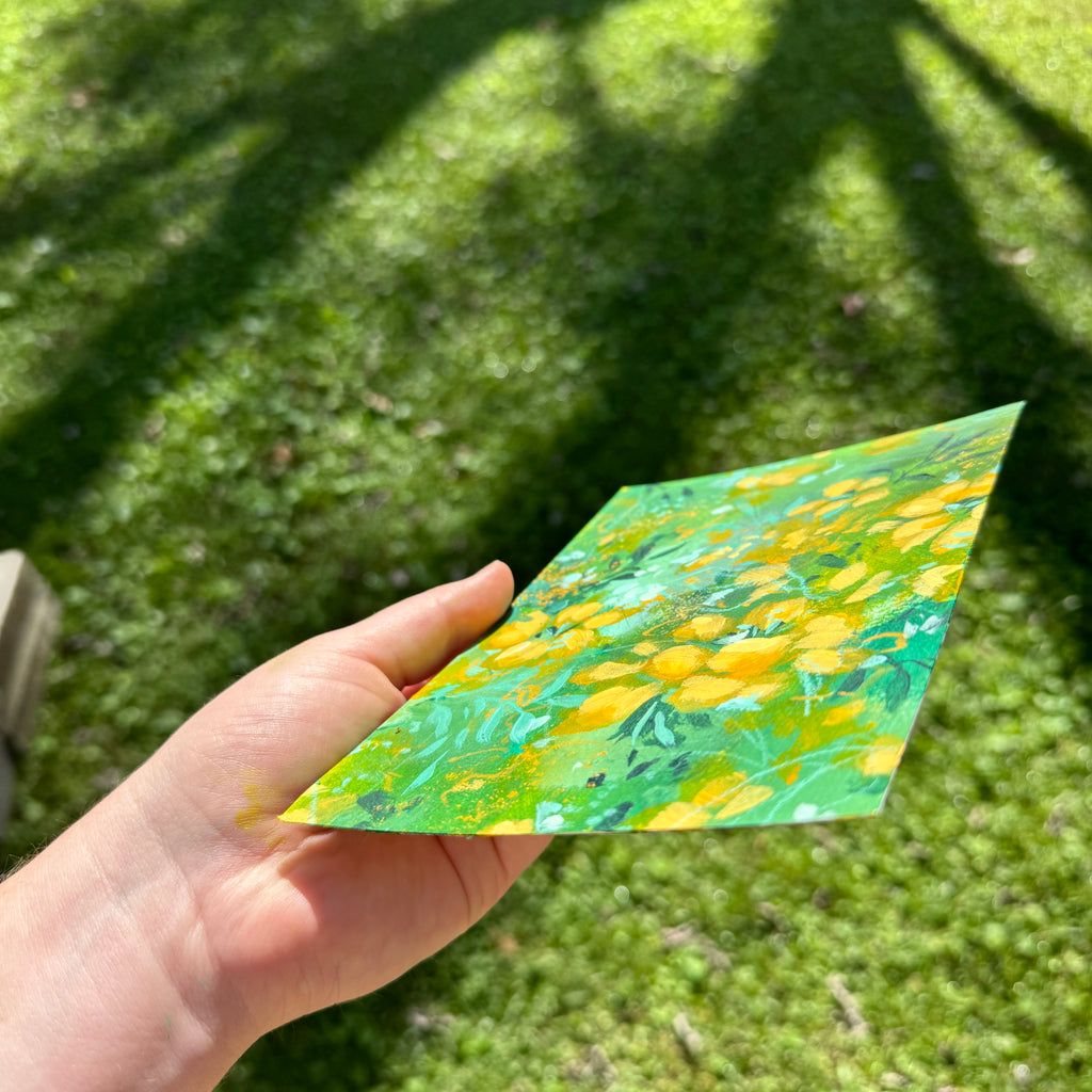 Original Citrus Florals Art Paper No. 1
