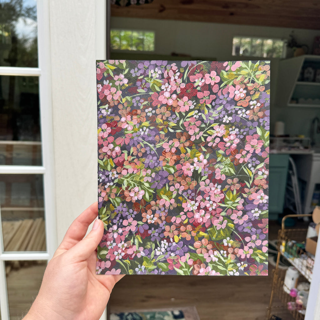 Original Ella’s Moody Abstract Garden Art Paper No. 2