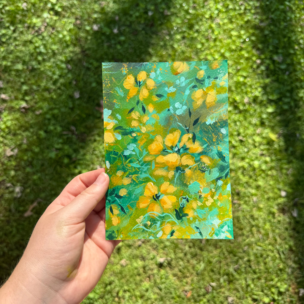 Original Citrus Florals Art Paper No. 2