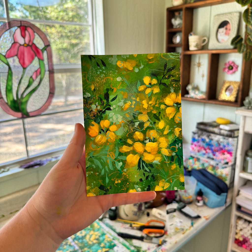 Original Citrus Florals Art Paper No. 1