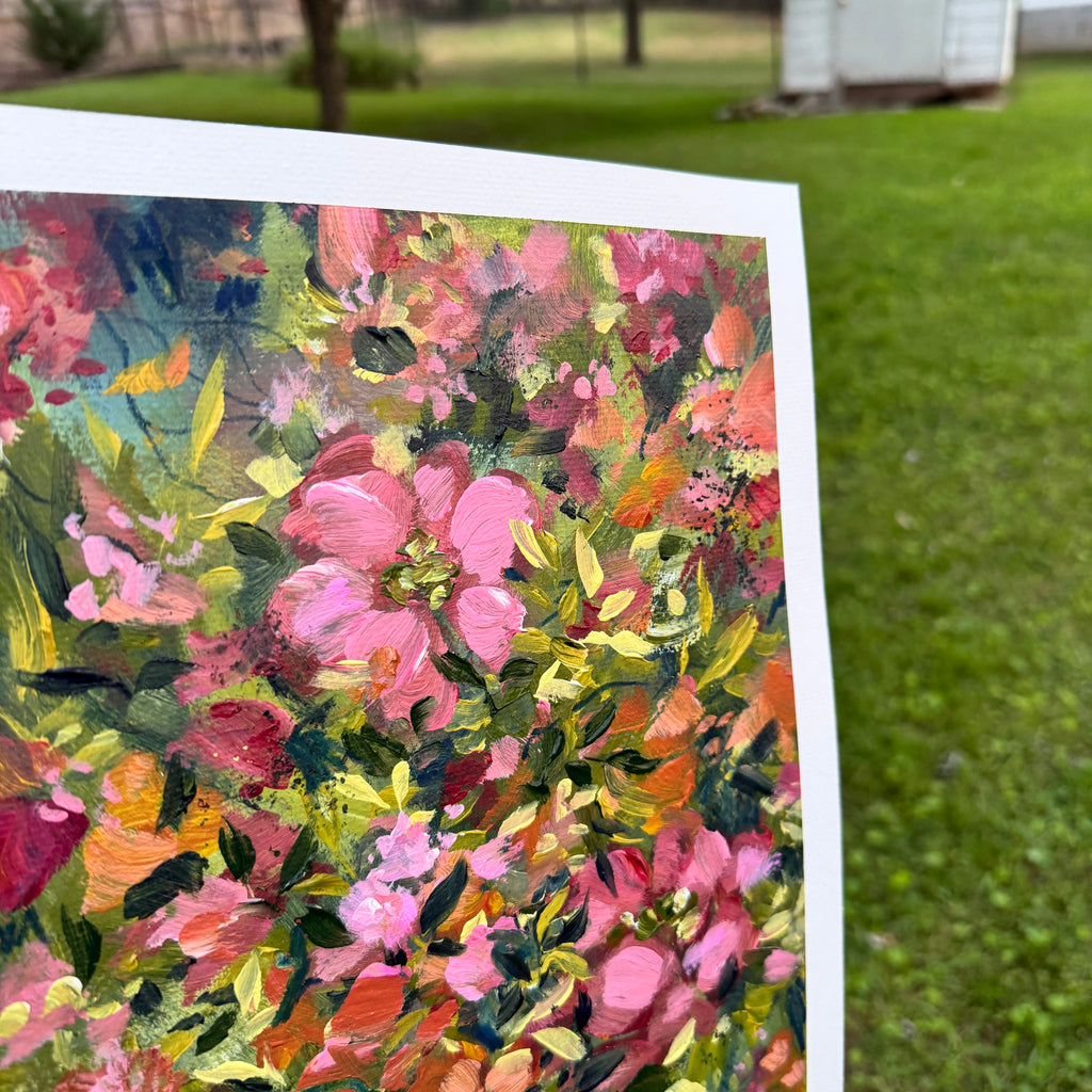 Original Ella’s Abstract Garden Art Paper No. 1