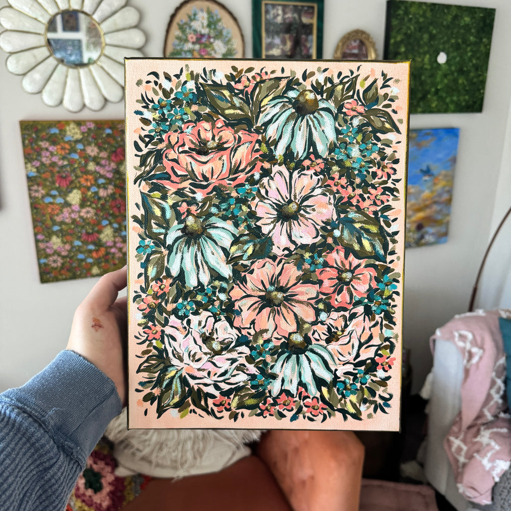 Floral Original Painted Canvas No. 28
