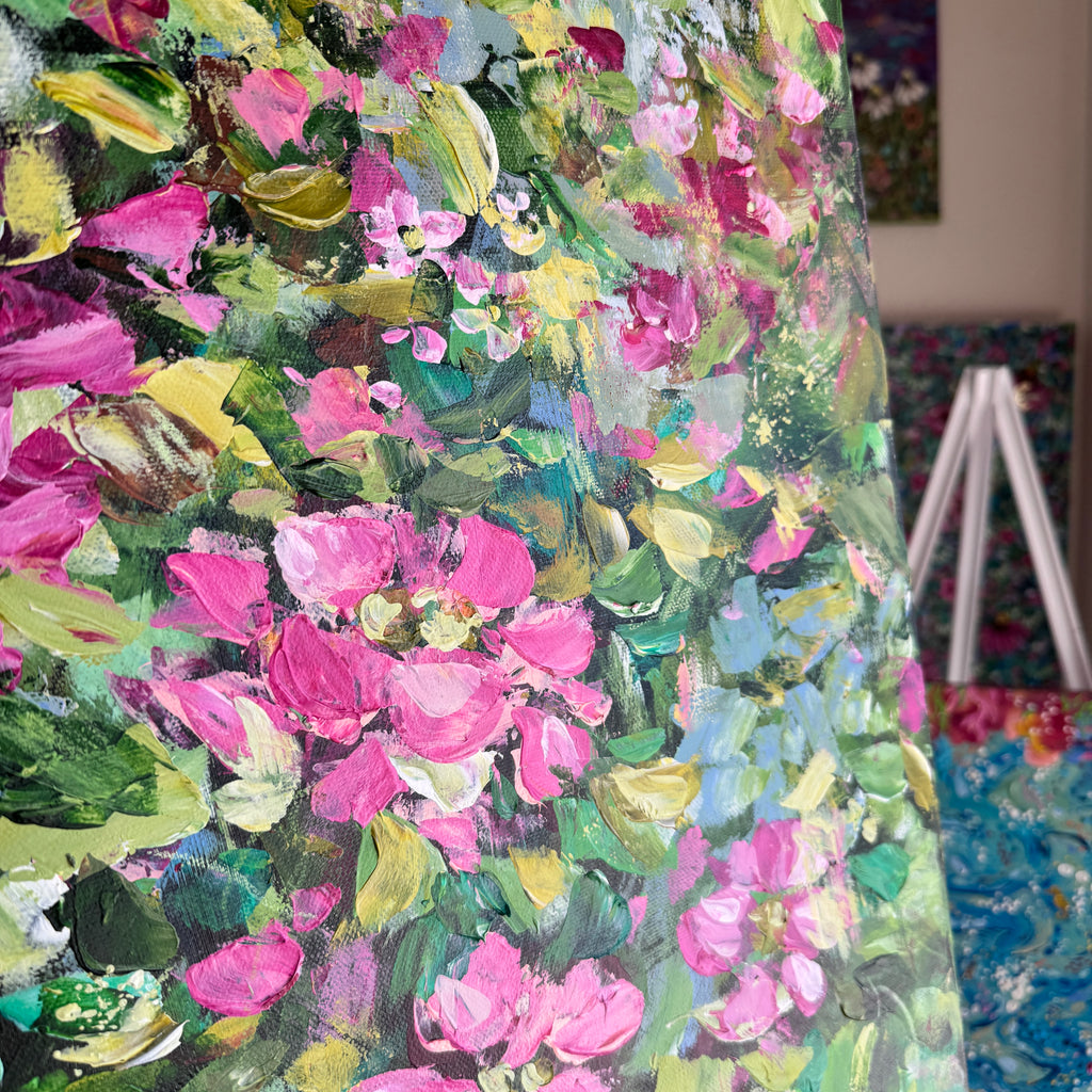 Floral Original Painted Canvas No. 24