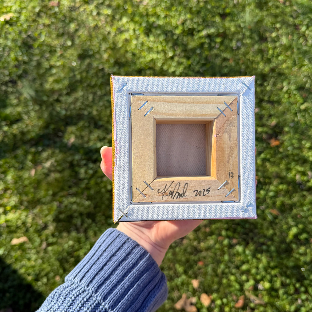 Soft Floral Original Painted Canvas #13